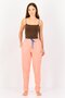 Looney Tunes x Women Graphic Print Drawstring Pajama Pants, Coral - 3