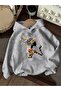 Oversized Unisex Women'S/Men's Hoodie Sweatshirt with Butterfly Print