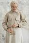 Polo Collar Snap Button Closure Lined 55 cm Long Sports Italian Cashmere Mini Jacket with Inside Pockets - 2