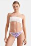Women Allover Print Bikini Bottom, Multicolor