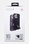 iPhone 16 Pro Morphix Cuero Grip Stand Protective Case, Black - 2