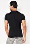 Men Crew Neck Short Sleeve Graphic Print T-Shirt, Black - 4