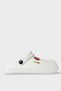 Women's Comfort Ladybug Buckle Medical Nurse Sabo Slippers Cream