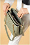 Original Women's 3-Compartment Chain Detailed Adjustable Strap Luxury Hand & Shoulder Bag Shoulder Bag - 6