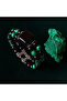 Onyx Malachite Agate Bracelet for Evil Eye Protection, Strength and Balance - 2
