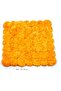 Artificial Flower Handmade genda Marigold Rangoli Mats for Flower Rangoli, Janmastami, Ganpati, mand - 3