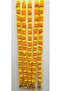Pack of 5 Shreej Artificial Marigold Fluffy Flowers and Golden Hanging Bells Garlands /Wall hangi - 3