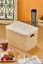 3-Piece Mix Color 17 Lt Storage Box with Organizer Lid, Organizer, Storage - 2