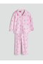 Quality Pieces from Çelebi Store Barbie Printed Shirt Roba Collar Girl's Pajama Set