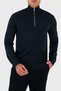Cotton Slim Fit Half Zipper Stand Collar Sweater Men's Sweater Dm0Dm21654 C1G - 4