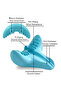 Chiropractic Neck Pillow U-Shaped Massage Supported Memory Foam Pillow () - 5