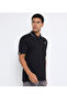 Men's Black Pique Polo - 3