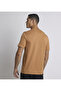 Men's Brown Crew Neck Tee - 4