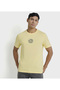 Men's Yellow Crew Neck Tee