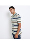 Men's Green Pique Polo - 2