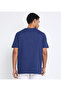 Men's Blue Crew Neck Tee - 4