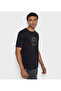 Men's Black Crew Neck Tee - 3