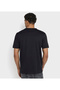 Men's Black Crew Neck Tee - 4