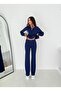 Women's Zippered Relaxed Fit 2-Piece Tracksuit Set - Casual and Stylish Combination - 6