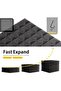 Pyramid Acoustic Panels - Pack of 12 Acoustic Panels - High Density Acoustic Foam - Self Adh - 8