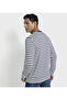 Men's Blue Crew Neck Tee - 4