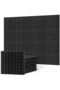 Pyramid Acoustic Panels - Pack of 12 Acoustic Panels - High Density Acoustic Foam - Self Adh - 2