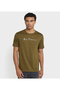 Men's Green Crew Neck Tee