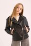 Black Girl's Leather Jacket C4976A8/Bk27 - 4
