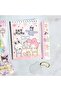 Spiral Notepad with Ruler My Melody Kuromi Model Normal and Transparent Sticker Journal - Model 3