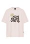 Women's Mom Needs Coffee Printed Oversize T-Shirt