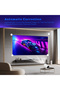 Smart Mini Projector, 2.4G+5G Wireless, Home Theatre Projector with USB Ports, White - 6