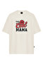 Women's the Cool Mama Printed Oversize T-Shirt