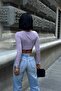 2418 Lila Crew Neck Crop - 5