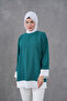 Casual Tunic with Collar and Skirt Trim - 6