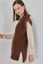 Women's V-Neck Knitwear Sweater 15925 - Brown - 2