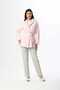 Women's Pink Quilted Lace Winter Special Design Maternity Maternity Dressing Gown Pajama Set