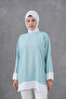 Casual Tunic with Collar and Skirt Trim - 3