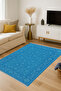 سجادة ديكور حديثة بنمط تقليدي أزرق من موسو mosso520blue - 4