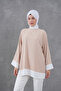 Casual Tunic with Collar and Skirt Trim - 7
