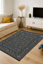 سجادة MOSSO سوداء بتصميم تقليدي حديث للديكور mosso520black - 4