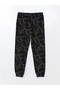 Lcw kids gray elastic waist Printed boys jogger sweatpants - 2