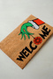 Coco Ornament 40X60 cm Door Mat, Interior and Exterior Door Mat, Natural Bristle Mat