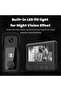 Smart Video Doorbell with LCD Monitor, Two-Way Intercom, HD Camera, Black - 3