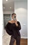 Oval Neck Knitwear Sweater