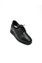 King Paolo 5158 Black Leather Women's Casual Shoes