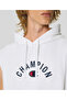Icons Hooded Sleeveless Sweatshirt Men's White Sweatshirt - 220797-Ww001 - 3