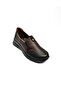 042 Brown Leather Casual Women's Shoes