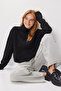 Women's Burgundy Basic Crop Knitwear Sweater Mx00266