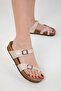 Beige Women's Slippers 20608 - 2