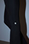 Siyah Flare/İspanyol Paça Yoga Örme Spor Tayt THMAW26TY00011 - 5